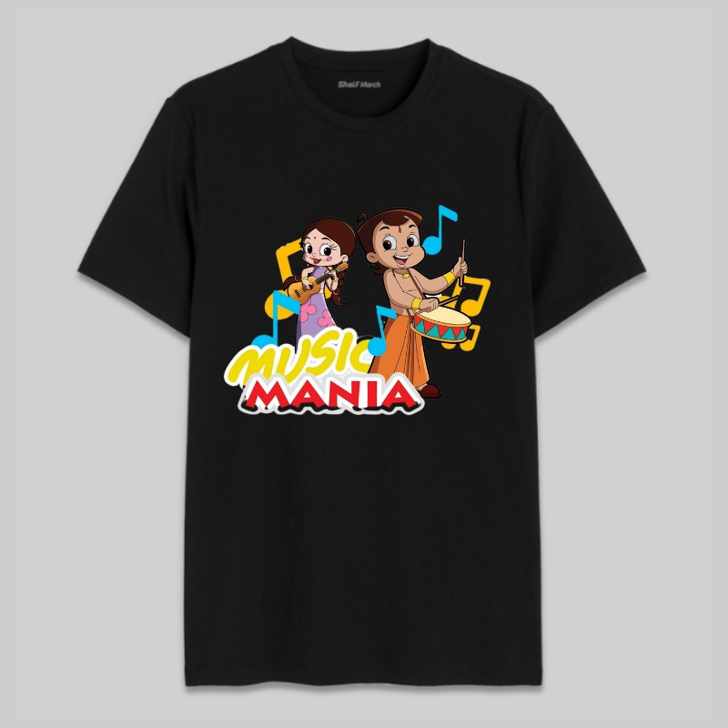 Music Mania Round Neck Unisex T-Shirt