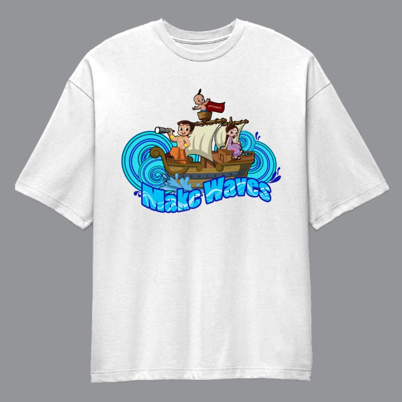 Make Waves Oversized Unisex T-Shirt