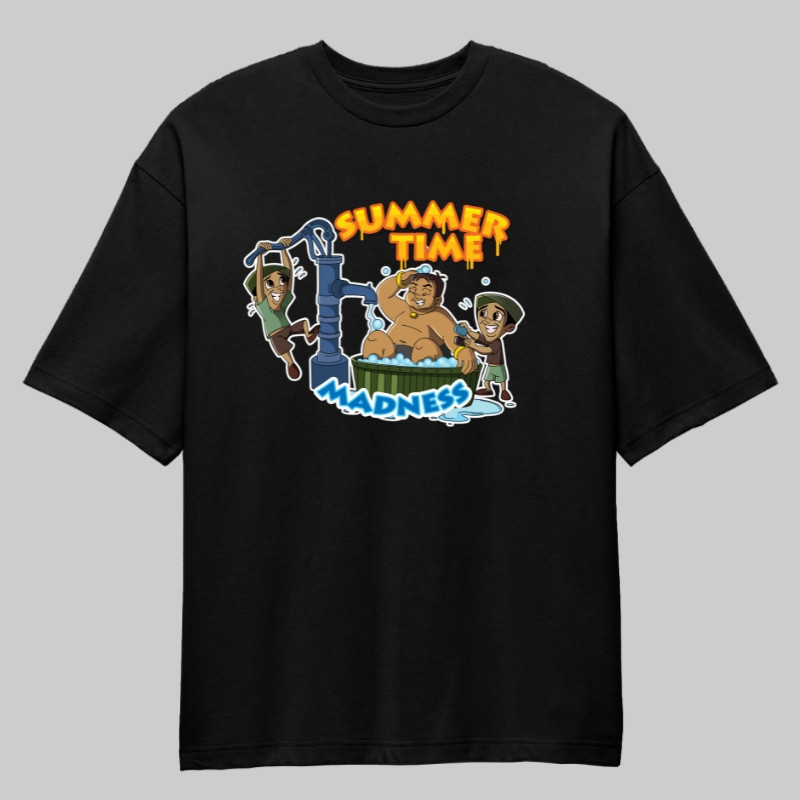 Summer Time Madness Unisex Oversized T-Shirt