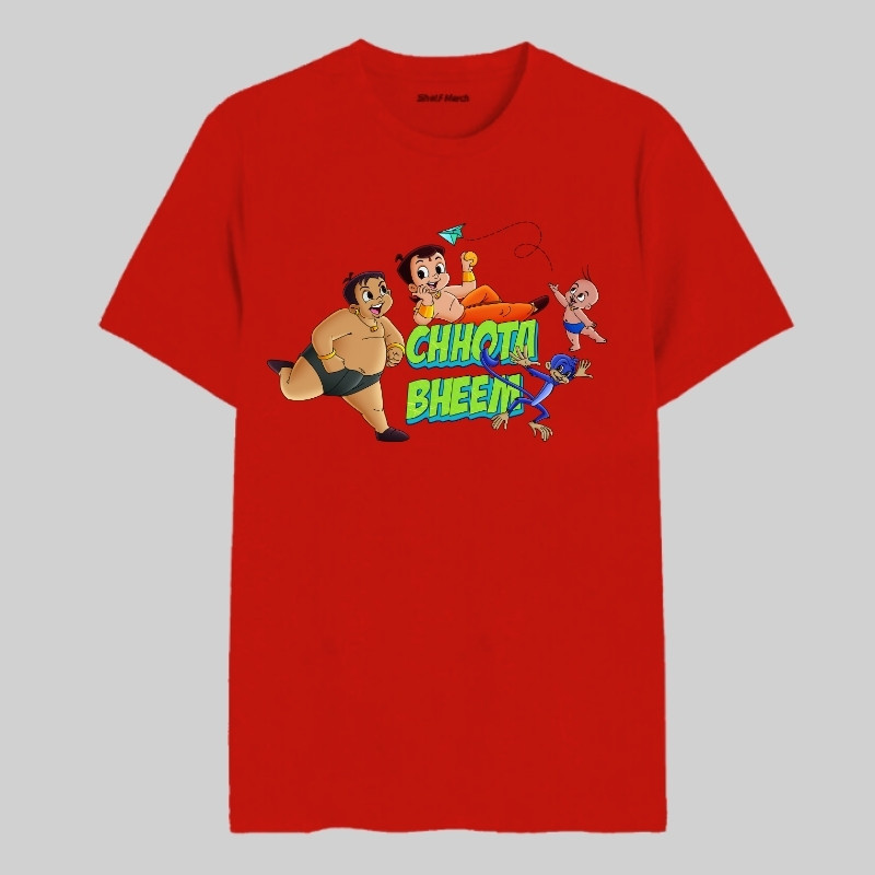 Chhota Bheem Round Neck Unisex T-Shirt