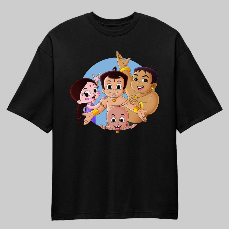 Unity Chhota Bheem Oversized Unisex T-Shirt