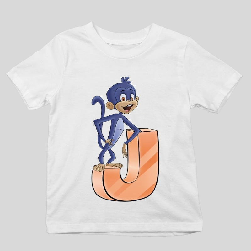 Playful Jaggu's J Kids Unisex T-Shirt