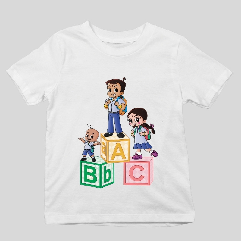 Learn with Bheem ABC Kids Unisex T-Shirt