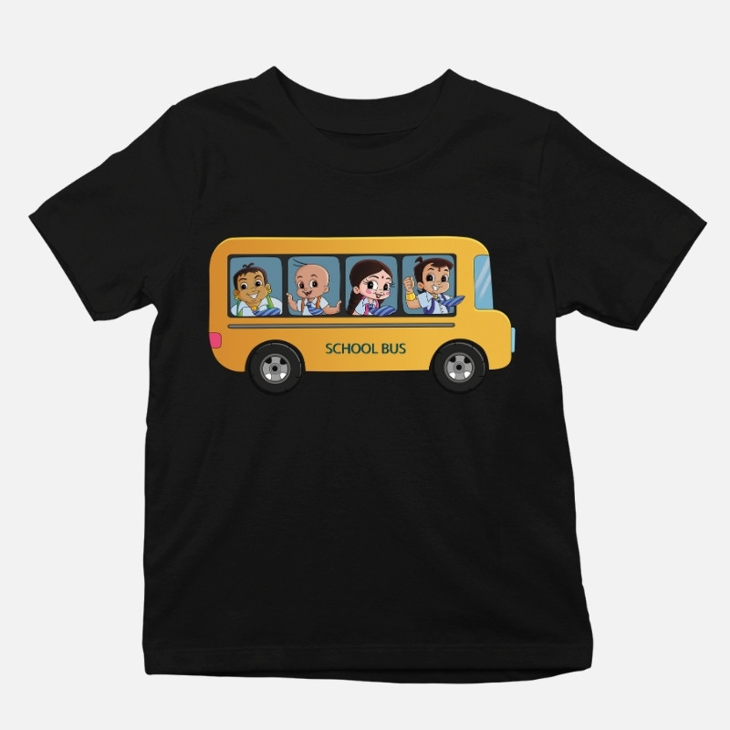 Chhota Bheem's School Bus Kids Unisex T-Shirt