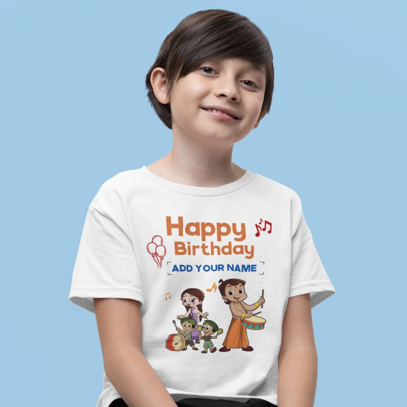 Happy Birthday Personalized Kids Tshirt