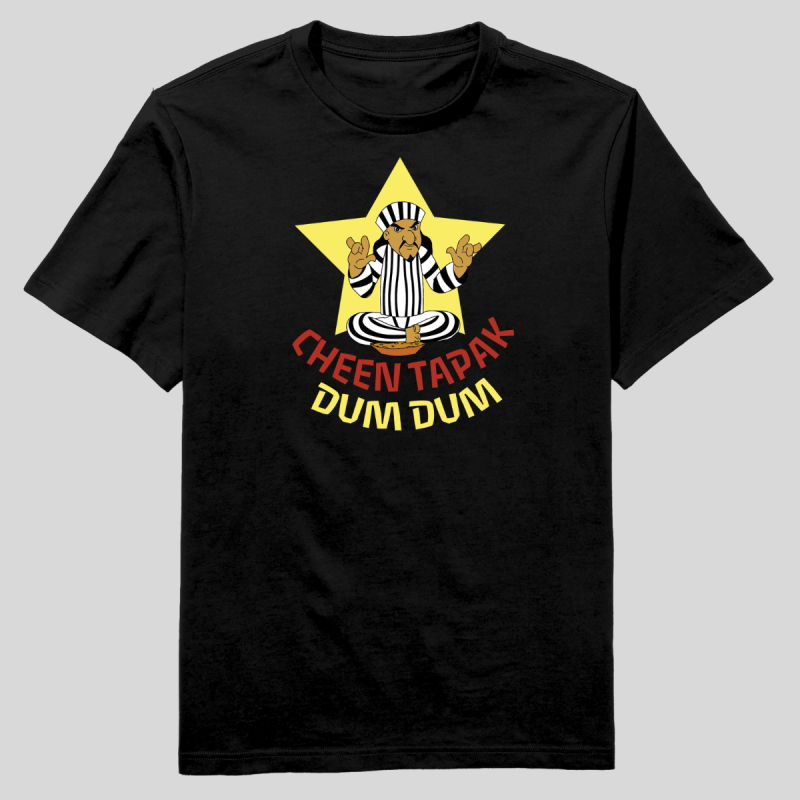 Crazy Cheen Tapak Dum Dum Round Neck Unisex T-Shirt