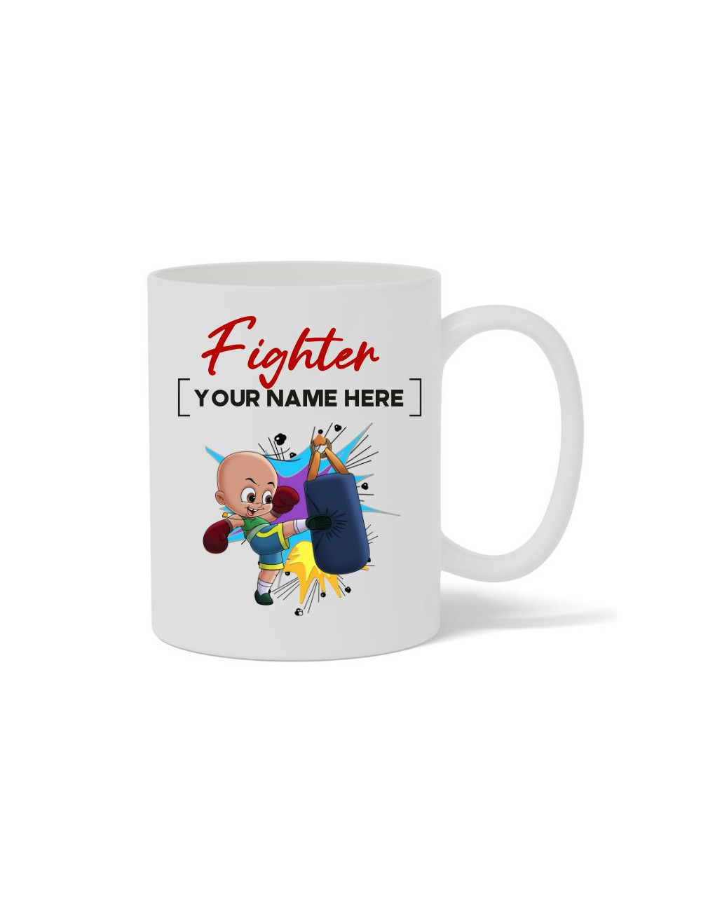 Fighter Personalized Chhota Bheem Mug